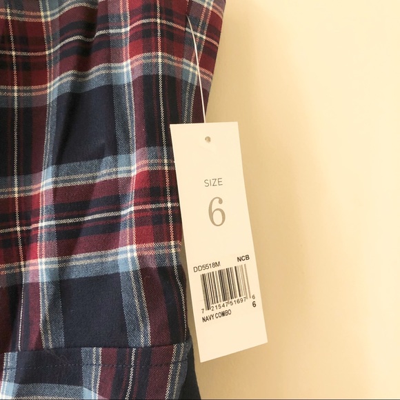 Delist 6/3‼️Donna Morgan Plaid Print Crepe Dress - Picture 5 of 6